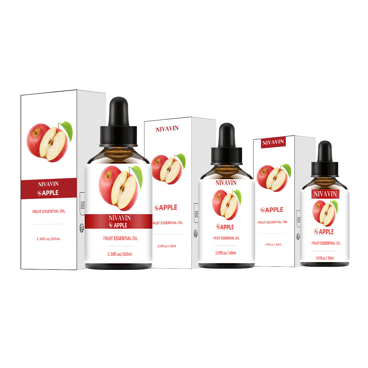 Home Fragrance Co - NIVAVIN 30ml/60ml/100ml olejek eteryczny jabłkowy, bogaty