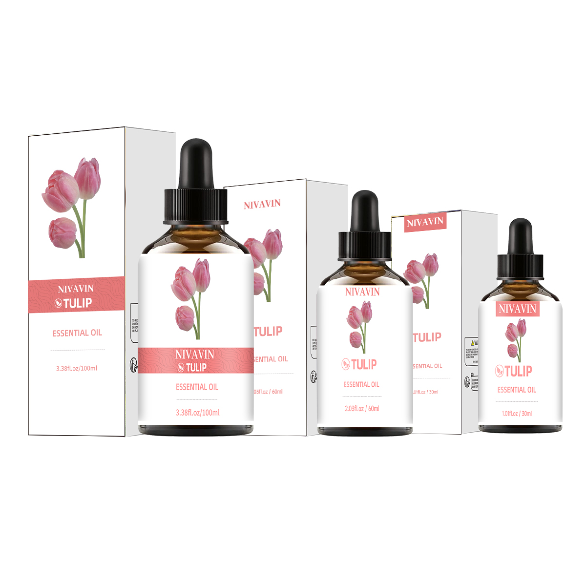 Home Fragrance Co - NIVAVIN 30ml/60ml/100ml Olejek tulipanowy, naturalnie wywiercony