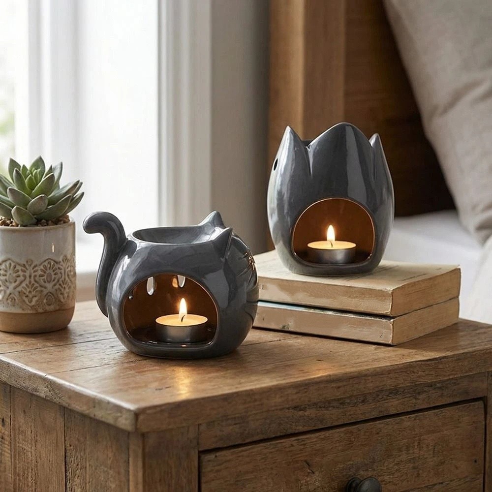 Ceramic Oil Burner - Ceramiczny palnik do kadzideł, kreskówkowy kształt