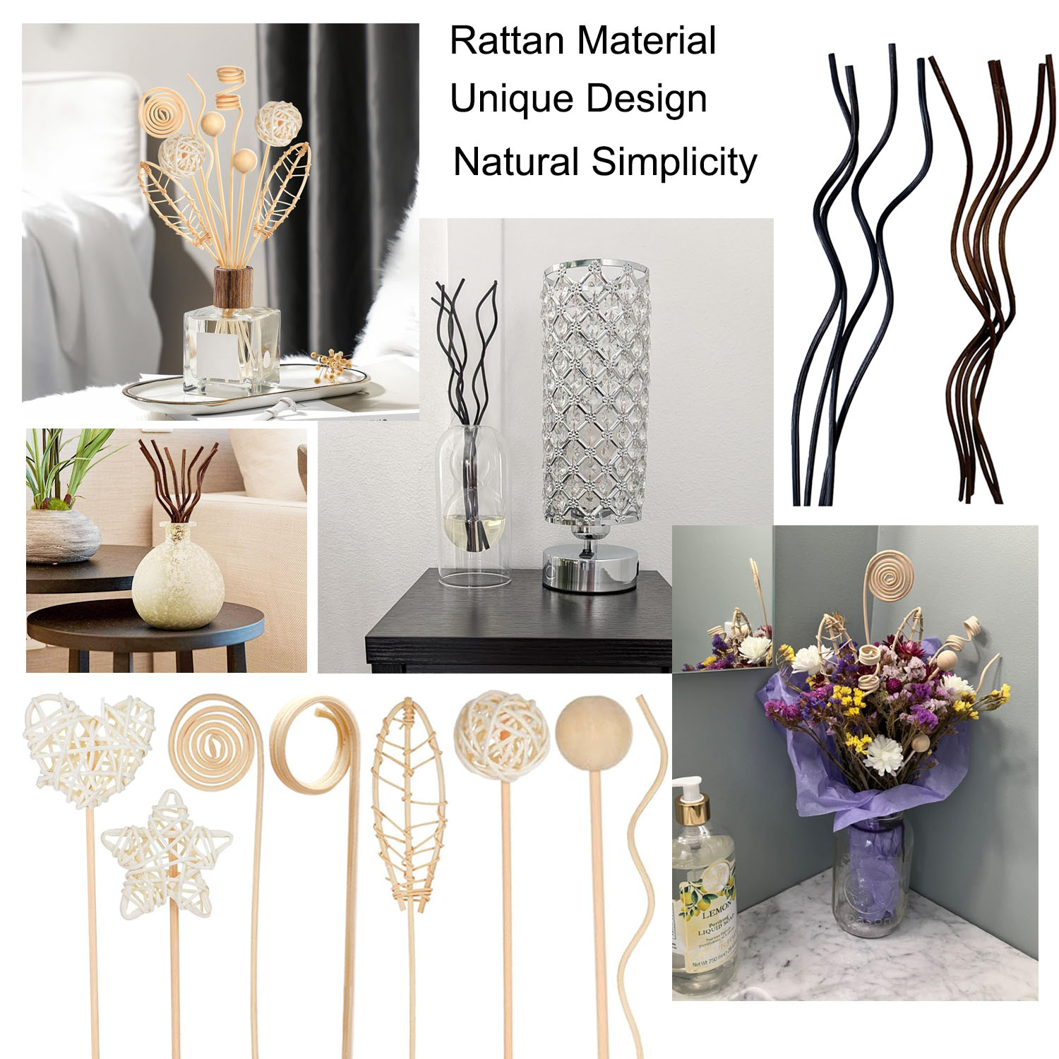5/15 szt. Długie, falowane pat – Home Fragrance Reed Diffuser Refill recenzja i cena