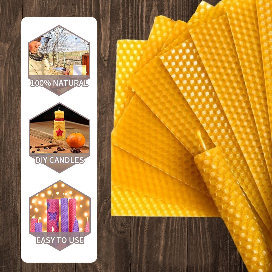 10 sztuk ręcznie robionych świ – Beeswax Taper Candle recenzja i cena