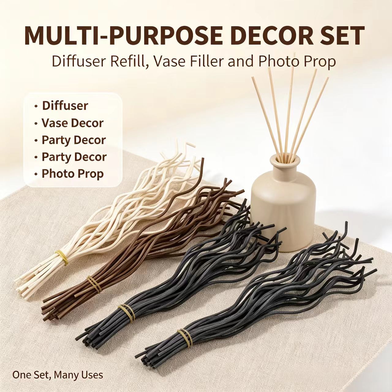 20 szt. Długie, falowane patyc – Home Fragrance Reed Diffuser Refill recenzja i cena