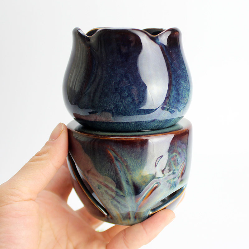 Duża pojemność Splited kominek – Ceramic Oil Burner recenzja i cena