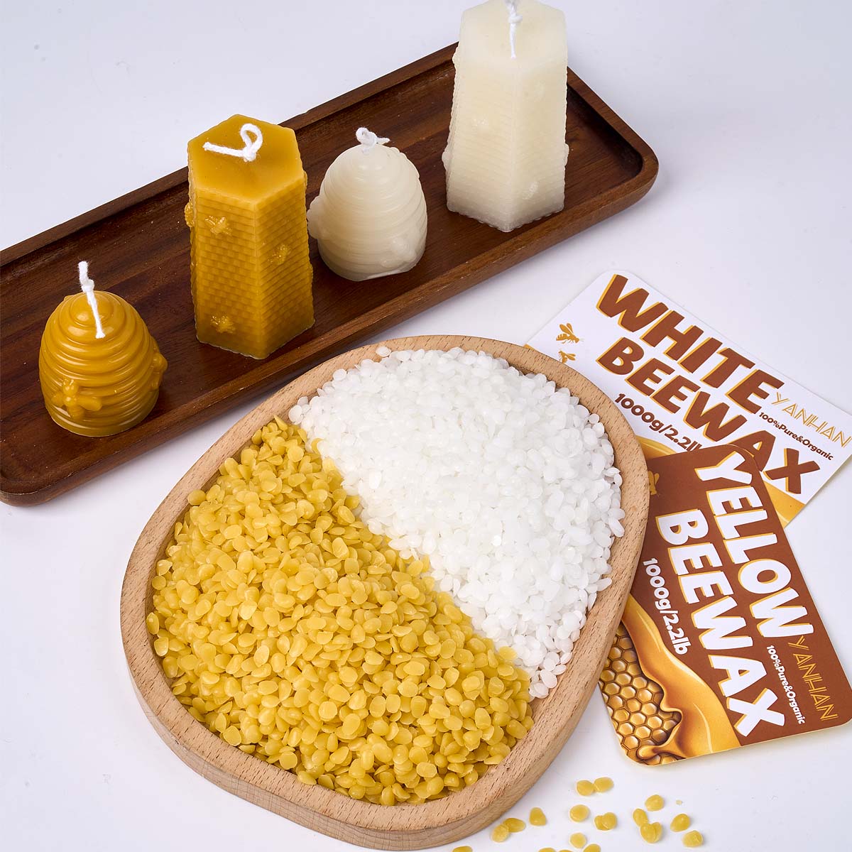 1000g czysty naturalny granulo – Beeswax Taper Candle recenzja i cena