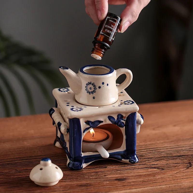Zestaw 3 w 1: Vintage Dyfuzor  – Ceramic Oil Burner recenzja i cena
